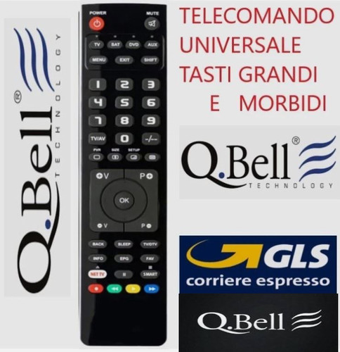 Telecomando universale qbell - telecomando,