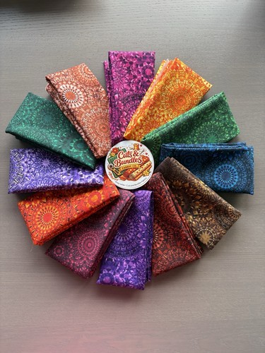 Fabrics jewelscape fat - qt,