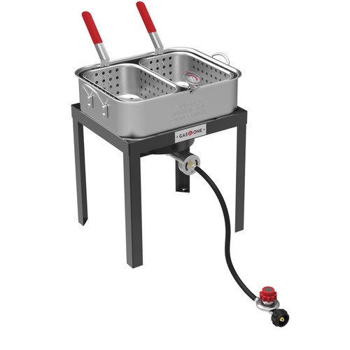 Gas one doppia friggitrice - doppia,